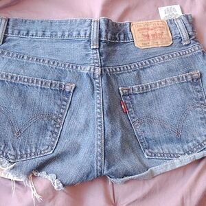 Levi's Blue Denim Women's Shorts
